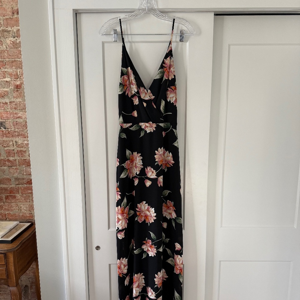 Lush floral maxi dress